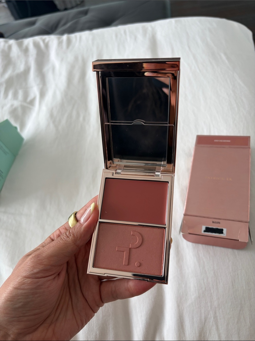 [NEVER USED] Patrick Ta She’s Blushing Double Take Cream and Powder Blush